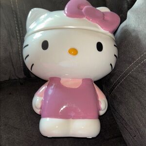 Sanrio HELLO KITTY Ceramic Figural Cookie Jar 10" Tall